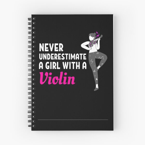 Item preview, Never Underestimate A Girl With A Violin - For Violin And Guitar lovers designed and sold by chetan786.