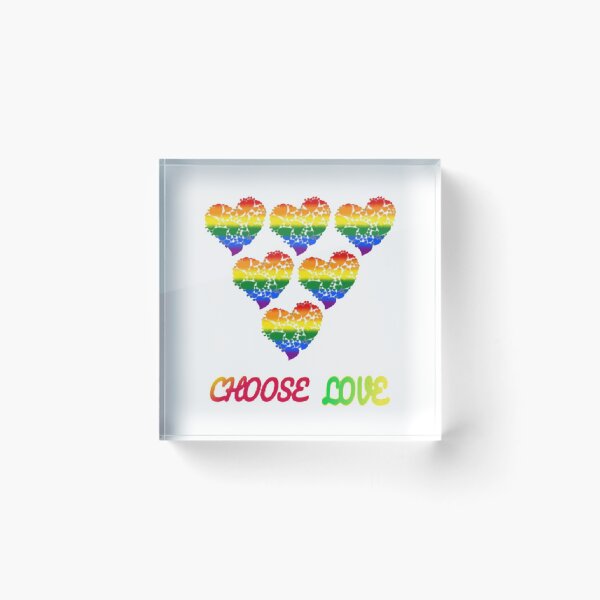 Item preview, Choose Love and Rainbow  designed and sold by Ideadesiging.