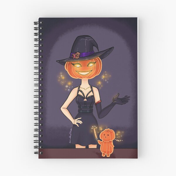 Item preview, witch and tinny pumpkin designed and sold by Hardsara.