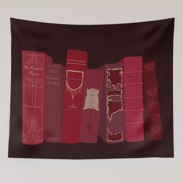 Item preview, The Novels of Charles Dickens - In Red designed and sold by MissBennett.