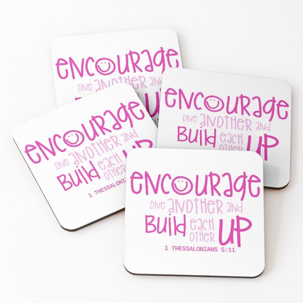 Item preview, 1 Thessalonians 5:11 - pink lemonade designed and sold by Cane & Abel Creations ..