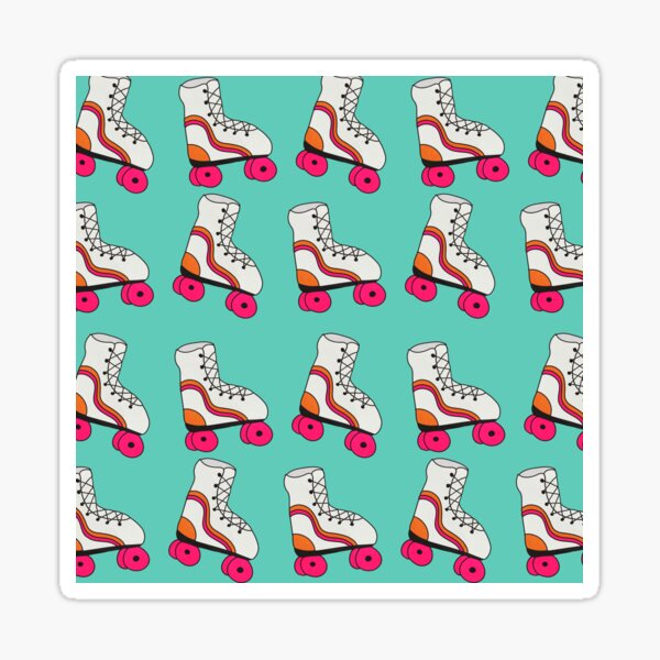Item preview, Turquoise Vintage Retro Roller Blade designed and sold by MyArt23.