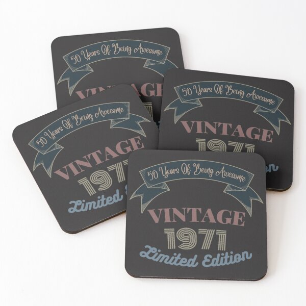 Item preview,  Vintage 1971 Limited Edition 50 Years Of Being Awesome designed and sold by NishiiAgrawal.