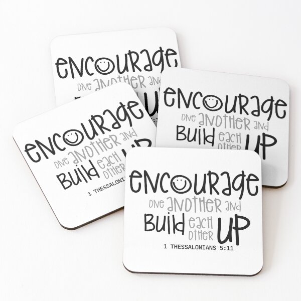 Item preview, 1 Thessalonians 5:11 - black designed and sold by Cane & Abel Creations ..