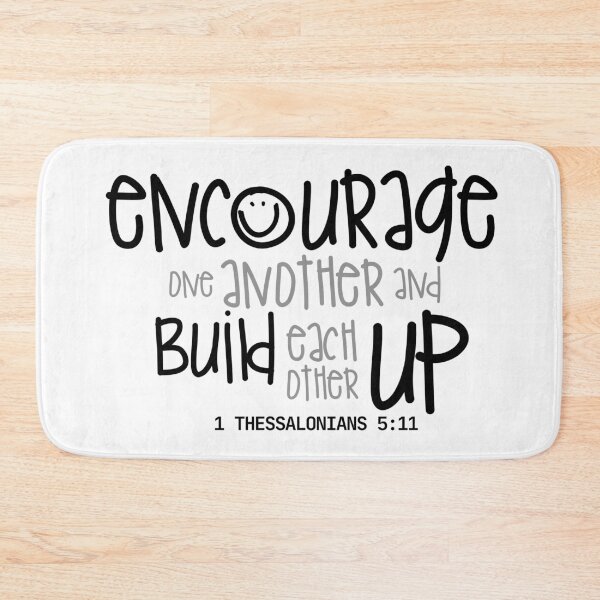 Item preview, 1 Thessalonians 5:11 - black designed and sold by Cane & Abel Creations ..