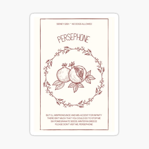 Item preview, sidney gish 'persephone' designed and sold by tomatojo.