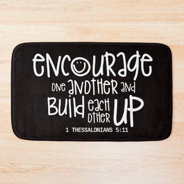Item preview, Thessalonians 5:11 - white designed and sold by Cane & Abel Creations ..