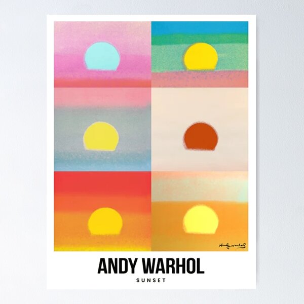 Item preview, Andy Warhol Sunset designed and sold by lawrenceelmore0.