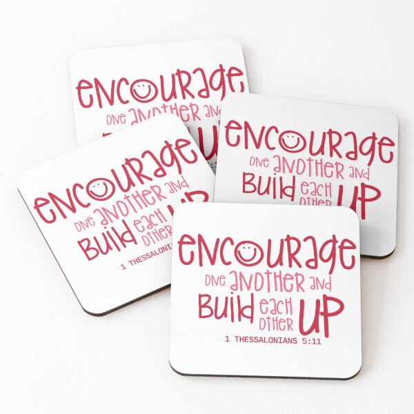 Item preview, Thessalonians 5:11 - cherry designed and sold by Cane & Abel Creations ..