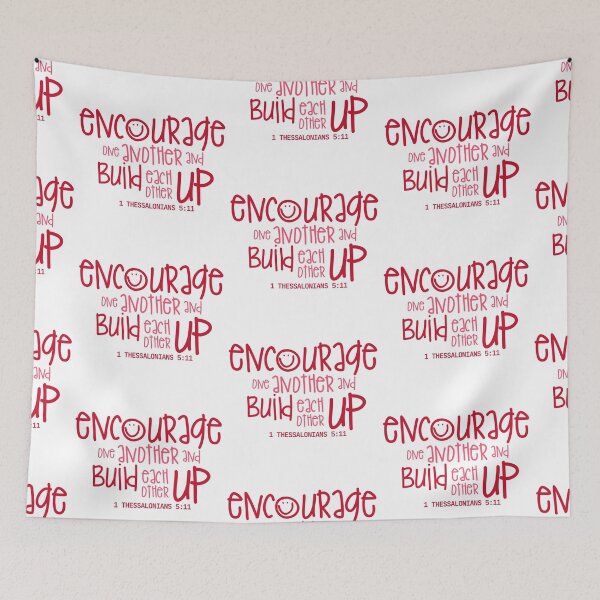 Item preview, Thessalonians 5:11 - cherry designed and sold by Cane & Abel Creations ..