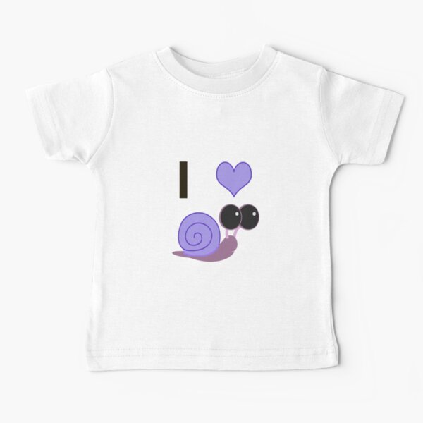 T Shirt Bebe Escargot Violet Par Eggtooth Redbubble