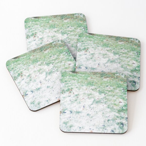 Item preview, Green grass covered with first snow designed and sold by helenkaiy.