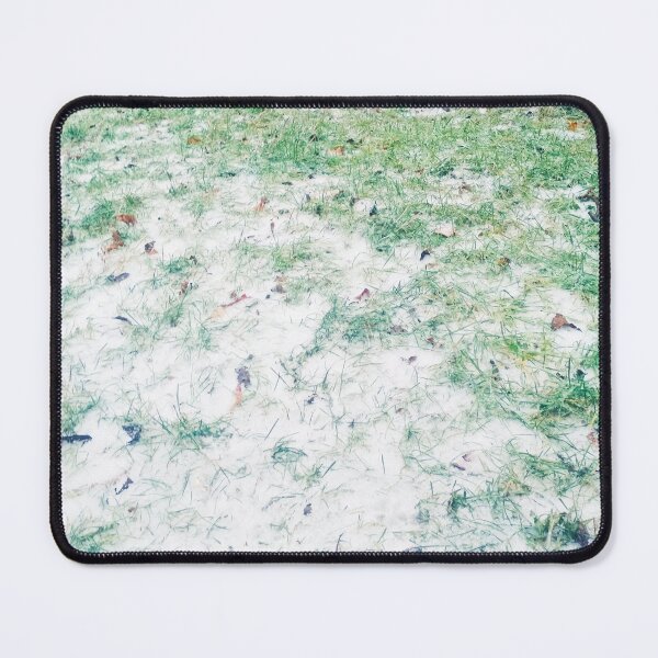 Item preview, Green grass covered with first snow designed and sold by helenkaiy.