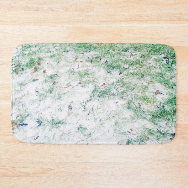Item preview, Green grass covered with first snow designed and sold by helenkaiy.