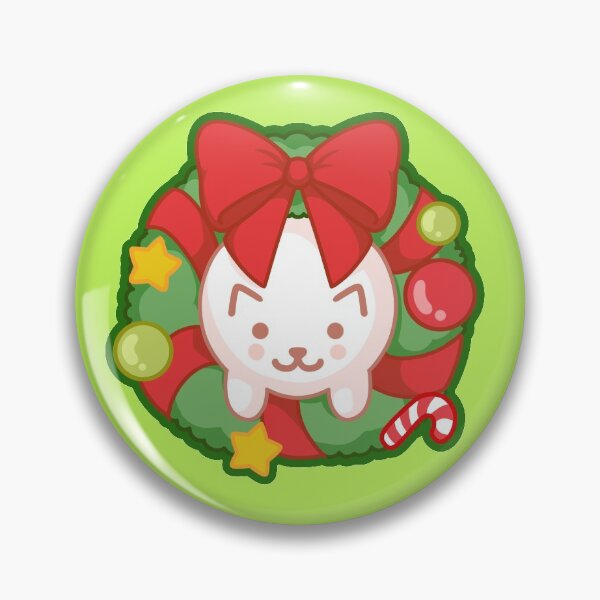 Item preview, Christmas Wreath Cat designed and sold by bekigam.