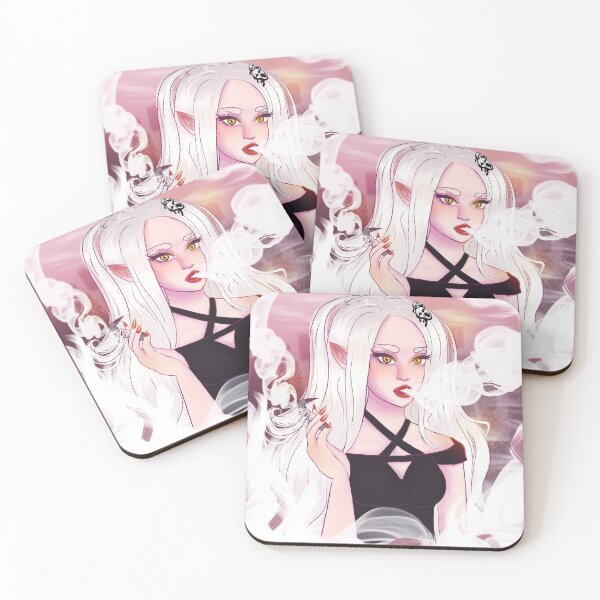 Item preview, Demon Girl on her Smoke Break designed and sold by Pixieology.