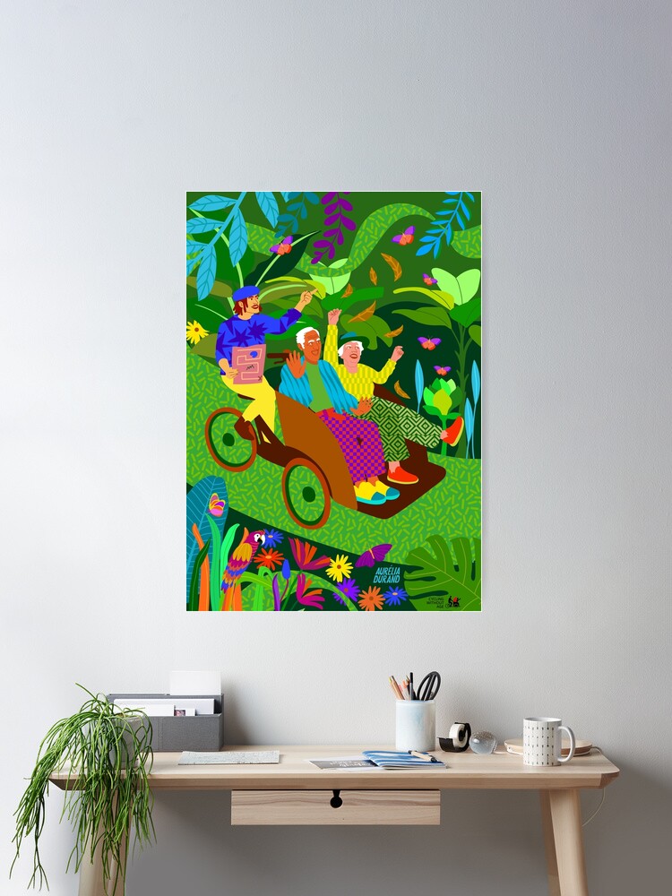 Thumbnail 2 of 3, Poster, Adventure by Cycling Without Age designed and sold by CWAglobal.