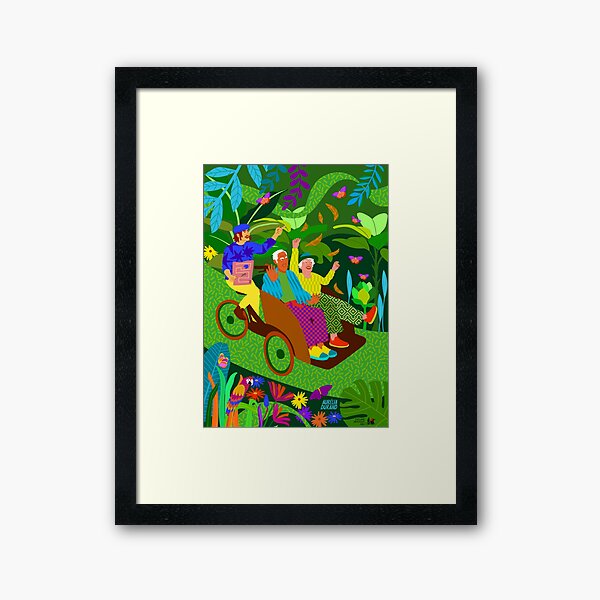 Adventure by Cycling Without Age Framed Art Print