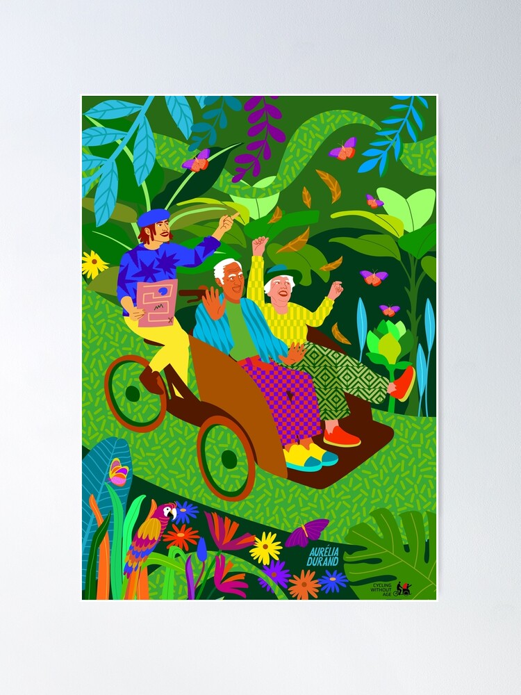Alternate view of Adventure by Cycling Without Age Poster