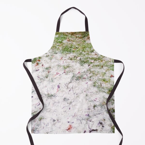 Item preview, Green grass covered with first snow designed and sold by helenkaiy.