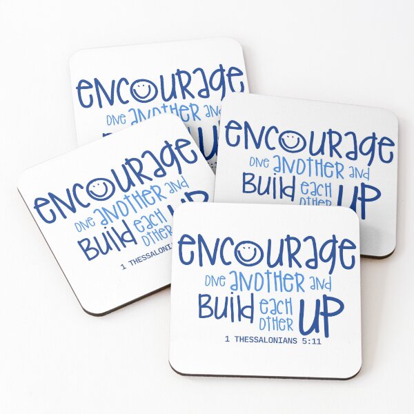 Item preview, 1 Thessalonians 5:11 - blueberry designed and sold by Cane & Abel Creations ..