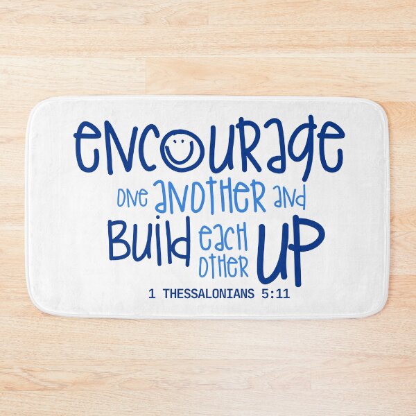 Item preview, 1 Thessalonians 5:11 - blueberry designed and sold by Cane & Abel Creations ..