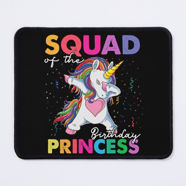 Item preview, Squad of the Birthday Princess Girl Dabbing Unicorn Theme designed and sold by kamilbogaty1.