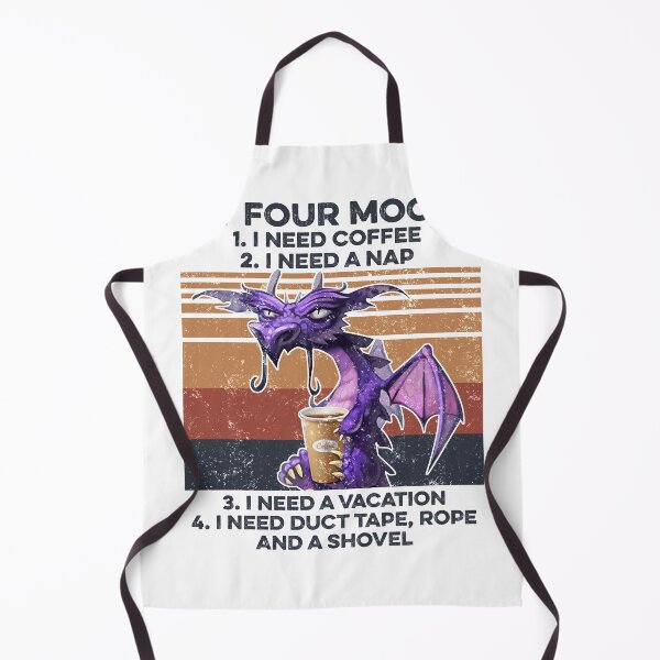 Item preview, My Four Moods I Need Coffee I Need A Nap Dragon Coffee Lover designed and sold by fatboys.