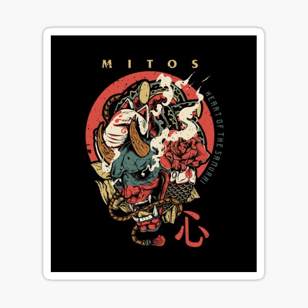 Oni Samurai Japan Sticker