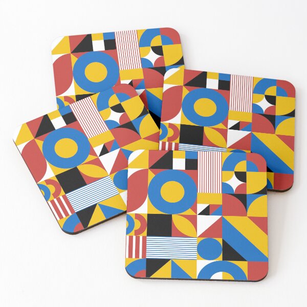 Item preview, Bauhaus geometric #4, Bauhaus mosaic designed and sold by GreekTavern1979.