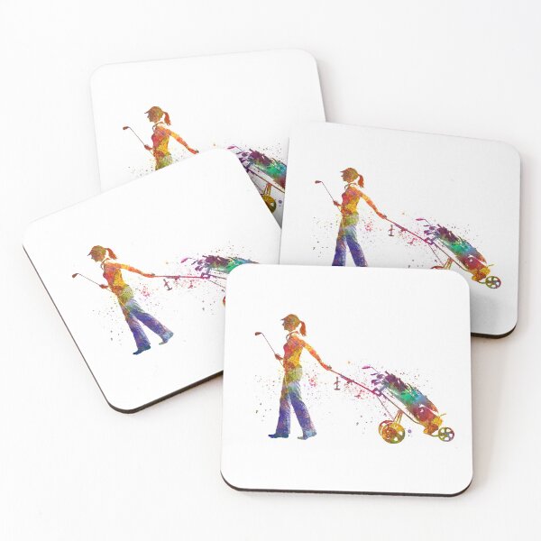 Item preview, Golf player in watercolor designed and sold by paulrommer.
