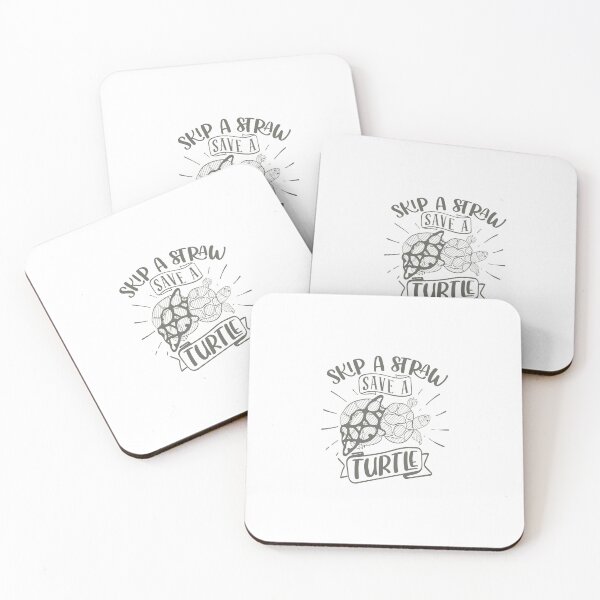 Item preview, Skip A Straw Save A Turtle Earth Day Quote designed and sold by Open Canvas.