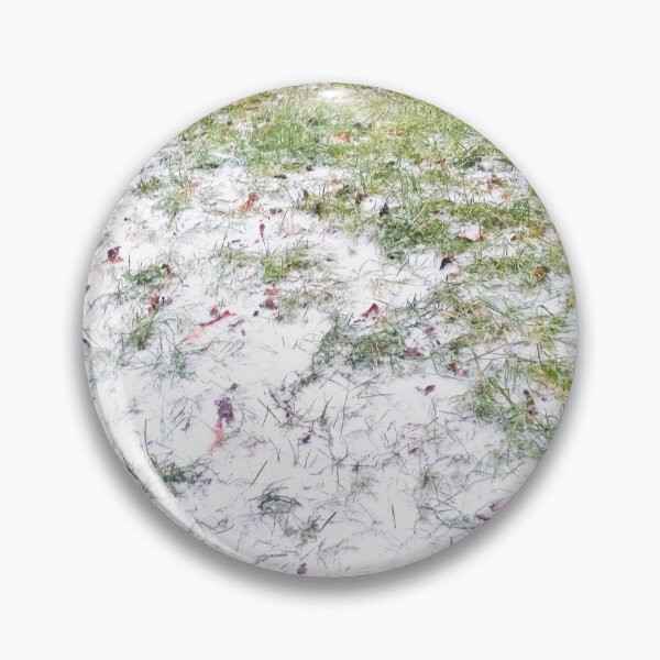 Item preview, Green grass covered with first snow designed and sold by helenkaiy.