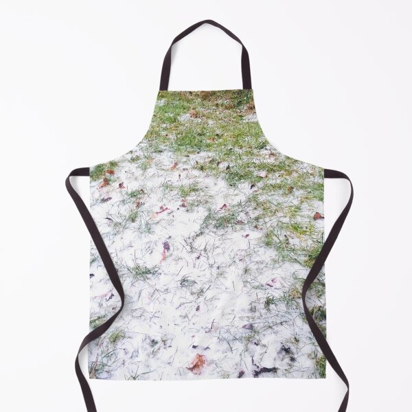 Item preview, Green grass covered with first snow designed and sold by helenkaiy.