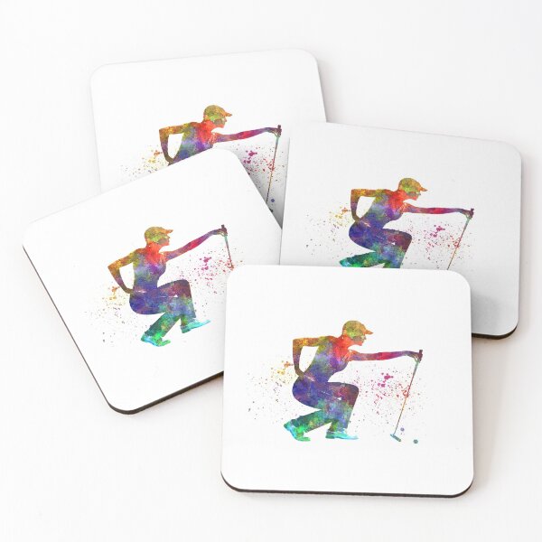 Item preview, Golf player in watercolor designed and sold by paulrommer.