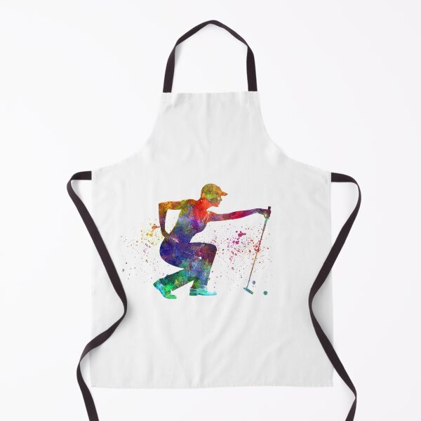 Item preview, Golf player in watercolor designed and sold by paulrommer.
