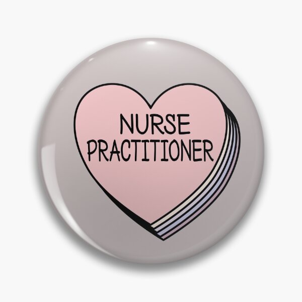 Artikelvorschau, Ästhetische Nurse Practitioner Pink Hearts entworfen und verkauft von JooArtPrints ★★★★★.
