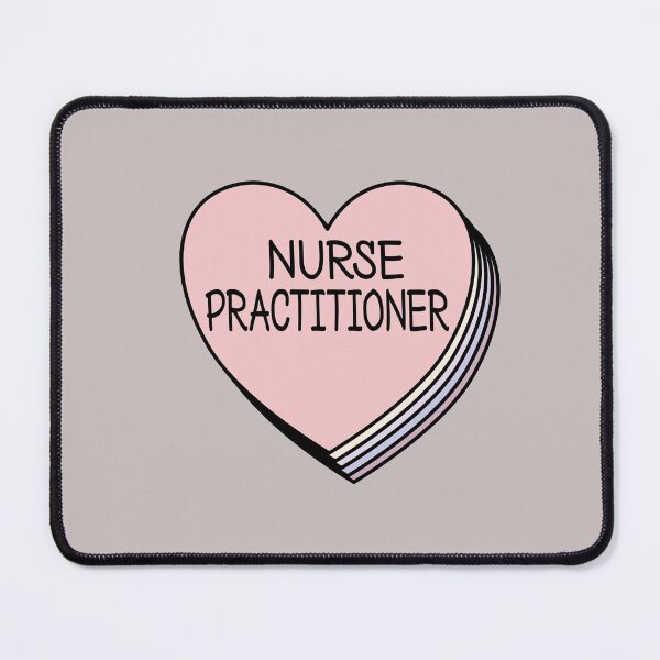 Item preview, Aesthetic Nurse Practitioner Pink Hearts designed and sold by JooArtPrints  ★★★★★.