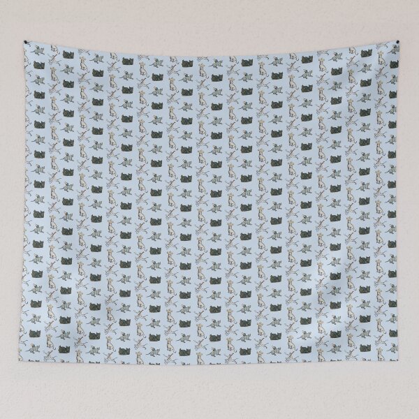 Item preview, Medieval Pattern of Ugly Cats  designed and sold by andylikes2paint.