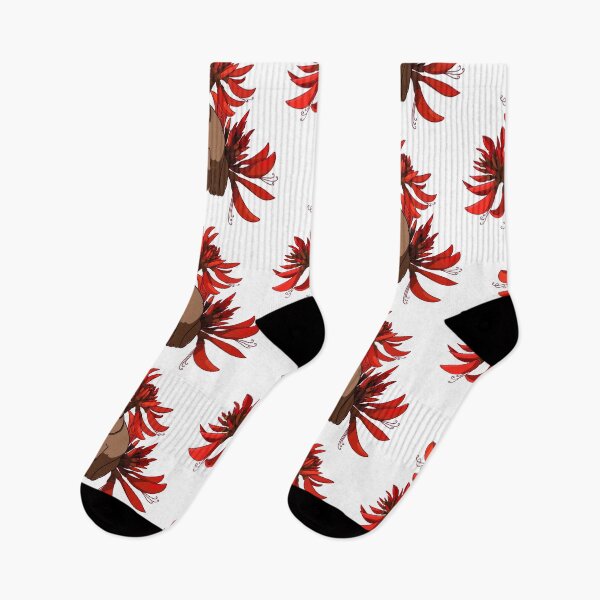 Item preview, two cats and an australian coral tree designed and sold by babanovaesha.