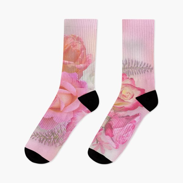 Artikelvorschau, Rosen rosa entworfen und verkauft von Kath Gillies.
