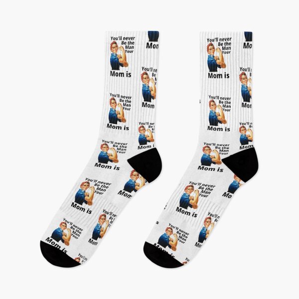 Item preview, You'll Never Be The Man Your Mom Is - Sarcastic Quote designed and sold by Sonatablue.