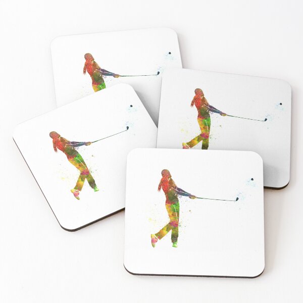 Item preview, Golf player in watercolor designed and sold by paulrommer.