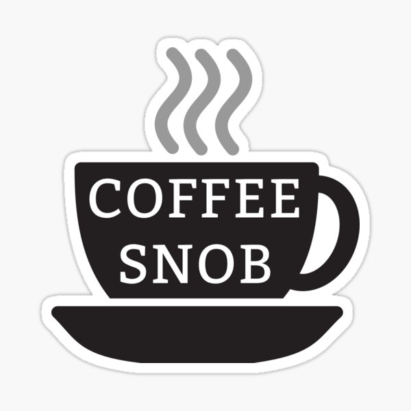 Download Coffee Snob Stickers Redbubble PSD Mockup Templates