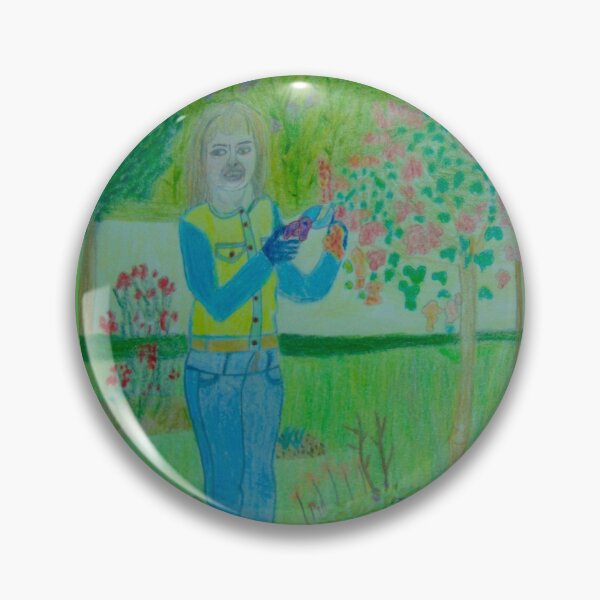 Item preview, Girl gardener cutting designed and sold by MartaTerkiewicz.