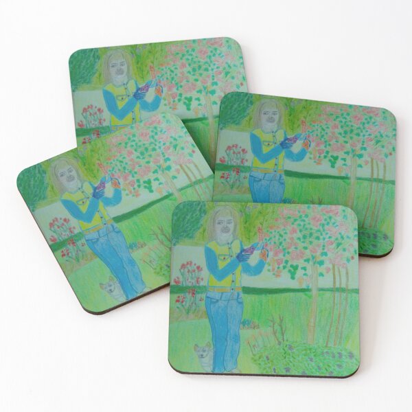 Item preview, Girl gardener cutting designed and sold by MartaTerkiewicz.