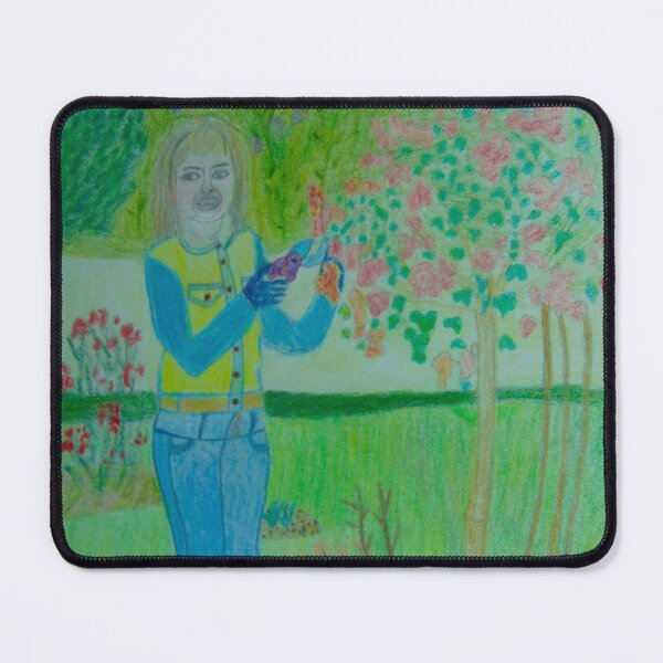Item preview, Girl gardener cutting designed and sold by MartaTerkiewicz.