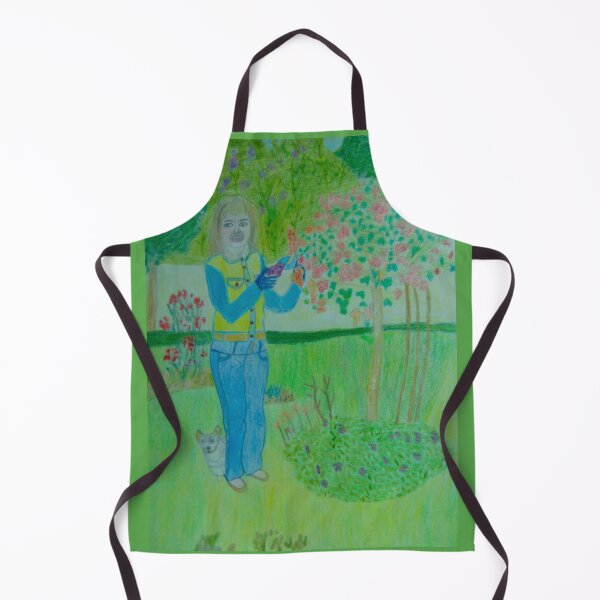 Item preview, Girl gardener cutting designed and sold by MartaTerkiewicz.