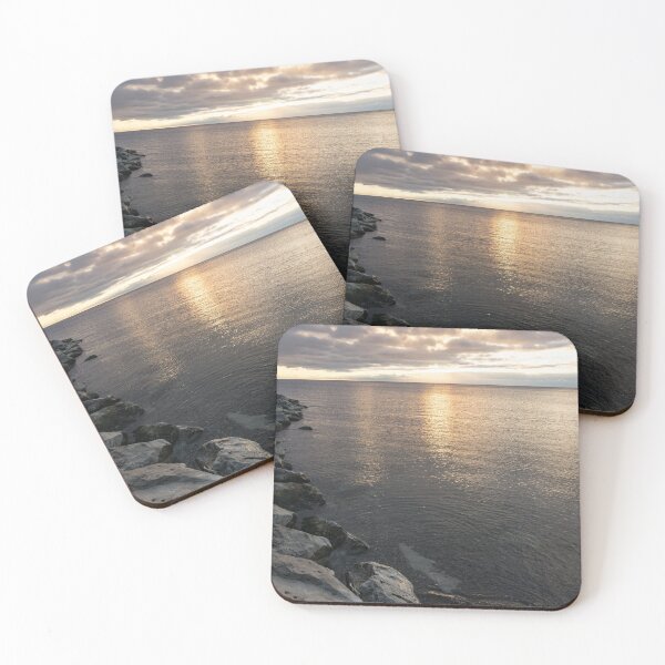 Item preview, Silvery Serenity - a Peaceful morning on Lake Ontario designed and sold by Georgia Mizuleva.