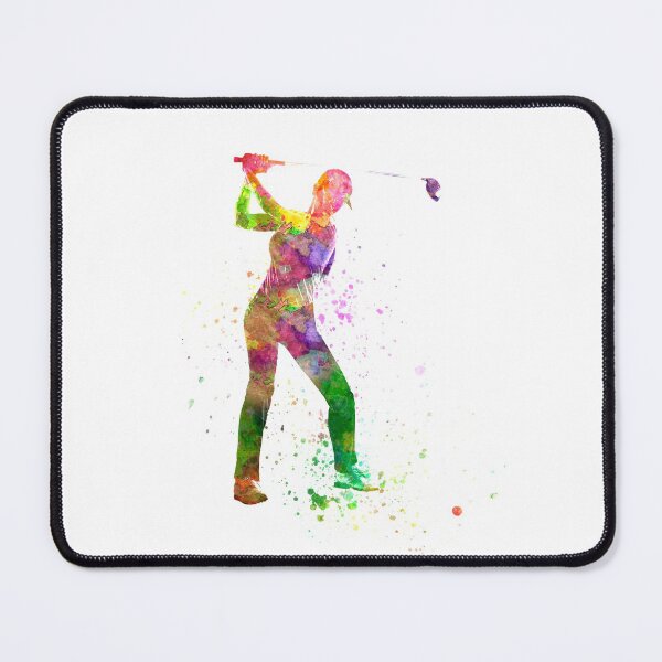 Item preview, Golf player in watercolor designed and sold by paulrommer.